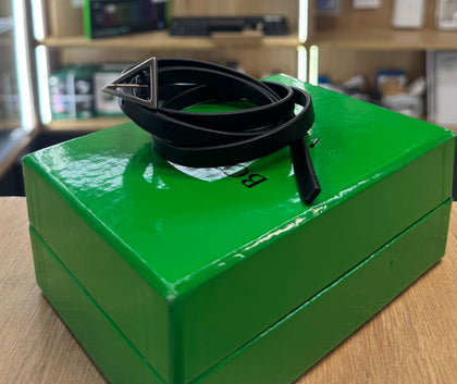 Ceinture en cuir Bottega Veneta Noir