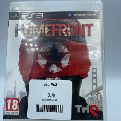 Jeu Ps3 Homefront