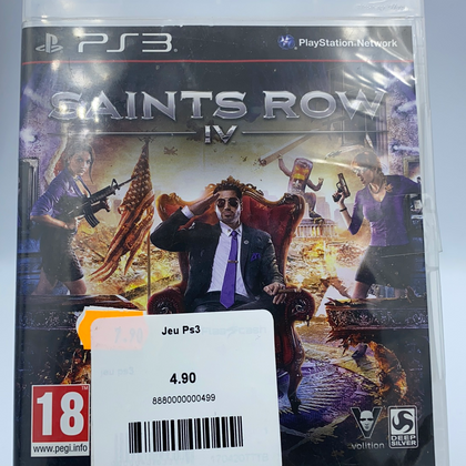 Jeu Ps3 Saints Row 4