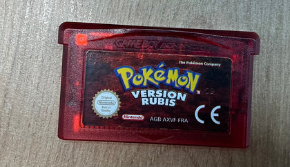 Jeux de GameBoy Advance Pokémon version Rubis