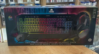 Pack Clavier QWERTZ / Souris / Tapis / Casque Neuf
