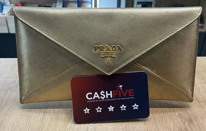 Pochette en cuir Prada 
