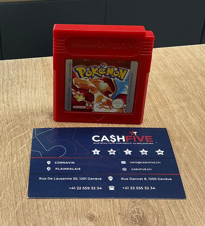 Jeux Nintendo Game Boy Pokémon Rouge
