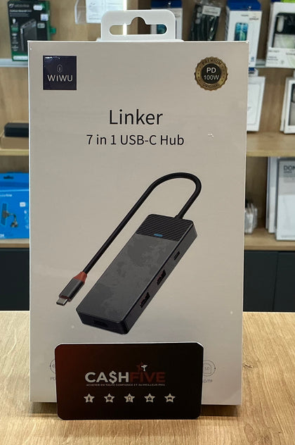 Hub USB-C 7 en 1 Multifonction Linker Neuf