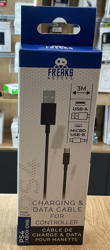 Cable de charge & data pour manette Ps4