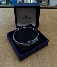 Machette Twisty Swarovski Bleu 
