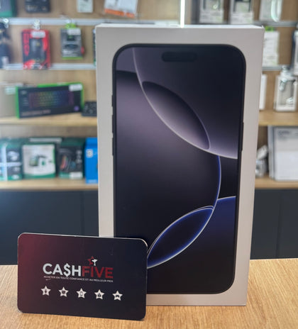 iPhone 16 Pro Max 256GB Neuf Black Titanium