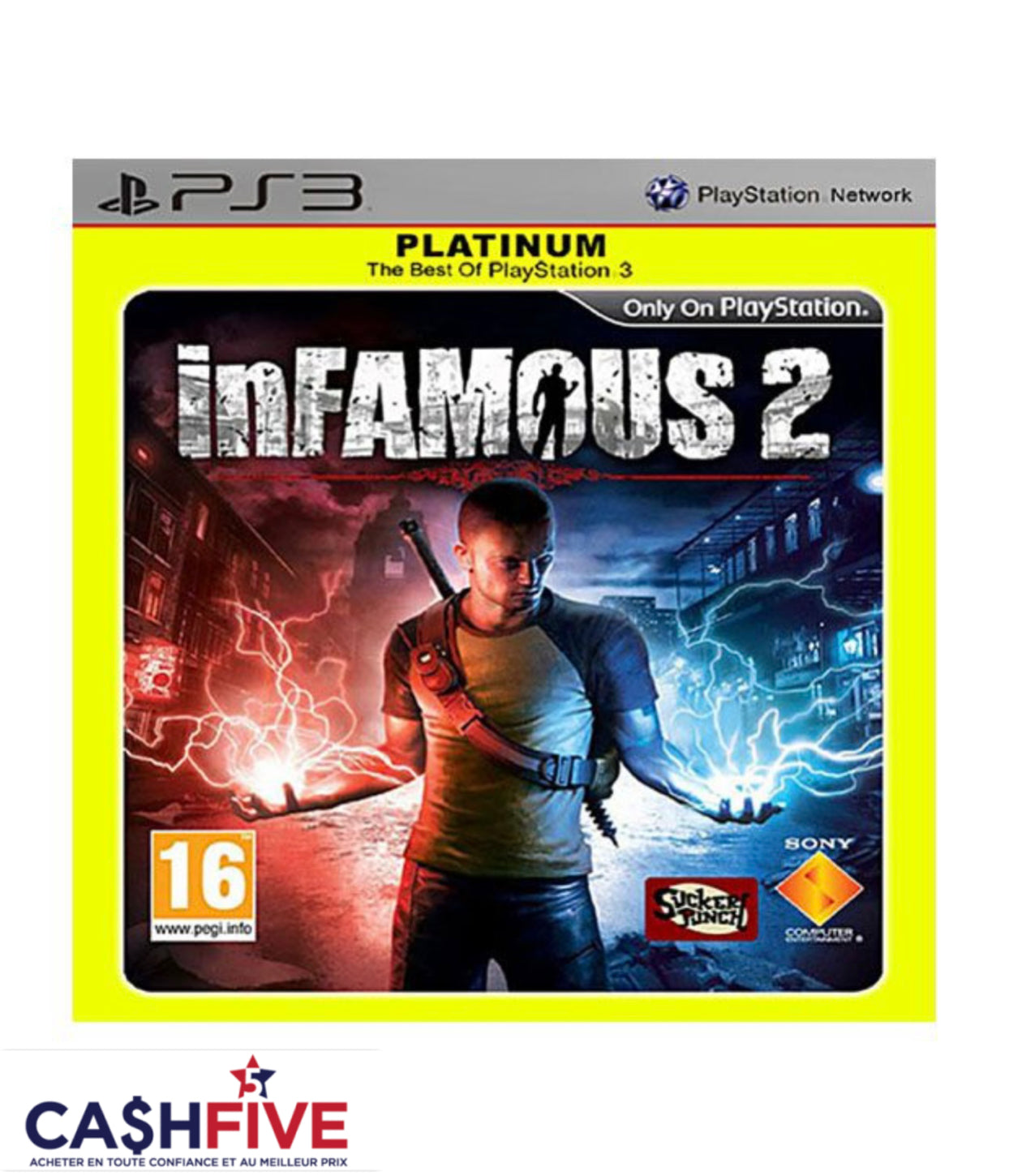 Jeu PS3 «Infamous 2 Platinium»
