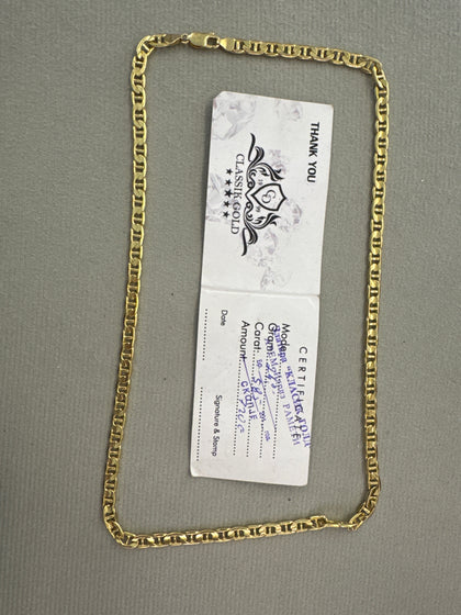 Collier en or 14ct