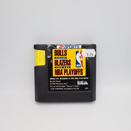 Jeu Sega Mega Drive Bulls Vs Blazers And The NBA Playoffs