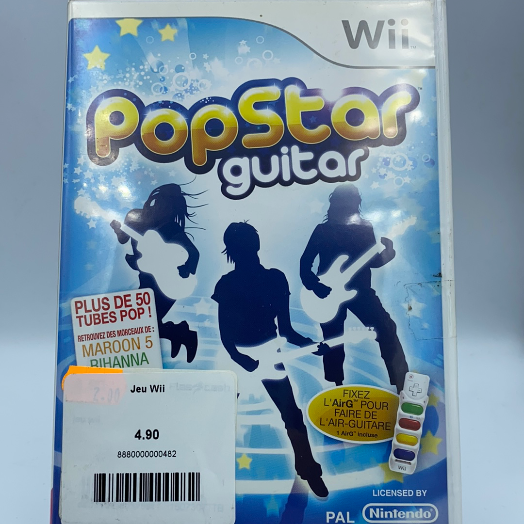 Jeu Nintendo Wii « PopStar Guitar »