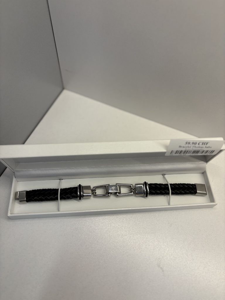 Stahl- und Diamantarmband