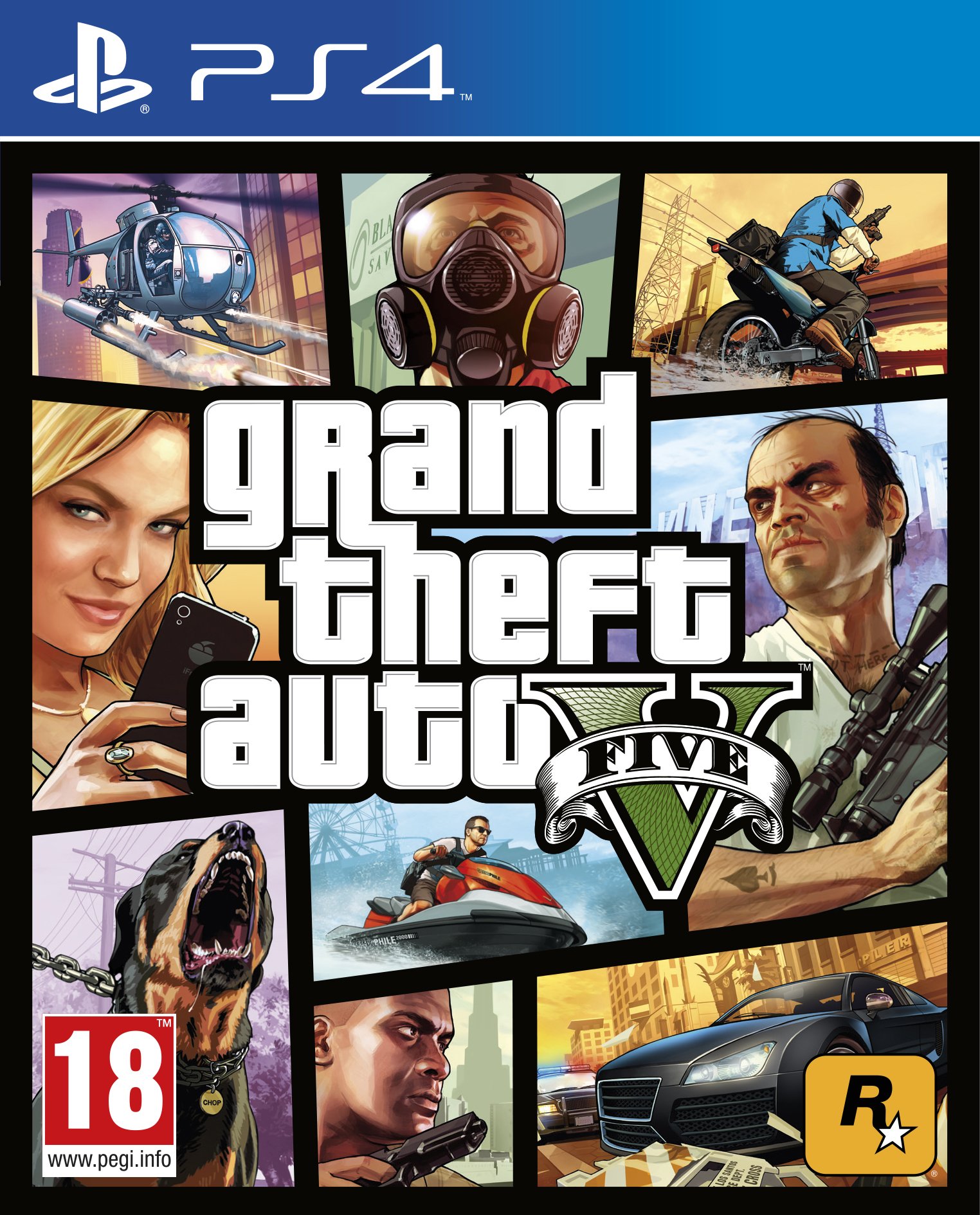 Jeux ps4 Grand Theft Auto V
