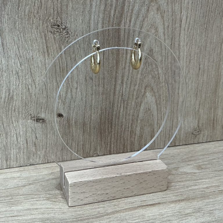 Boucles d’oreilles OR 18K 1,38 gr