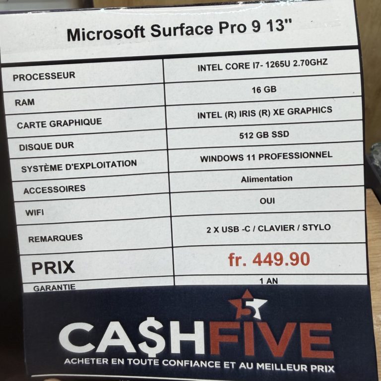Microsoft Surface Pro 9 13