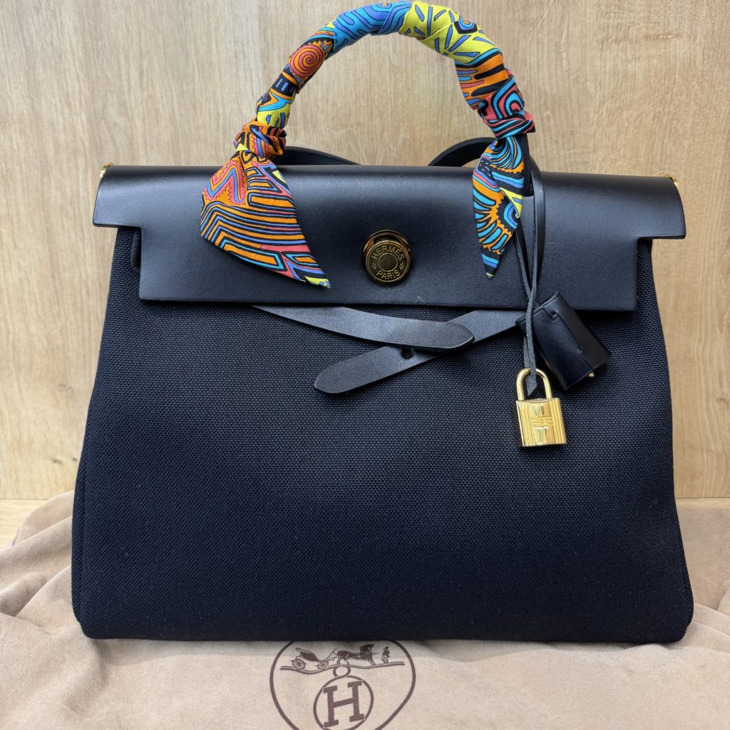 Sac à Main Hermès Herbag Zip 31 Noir