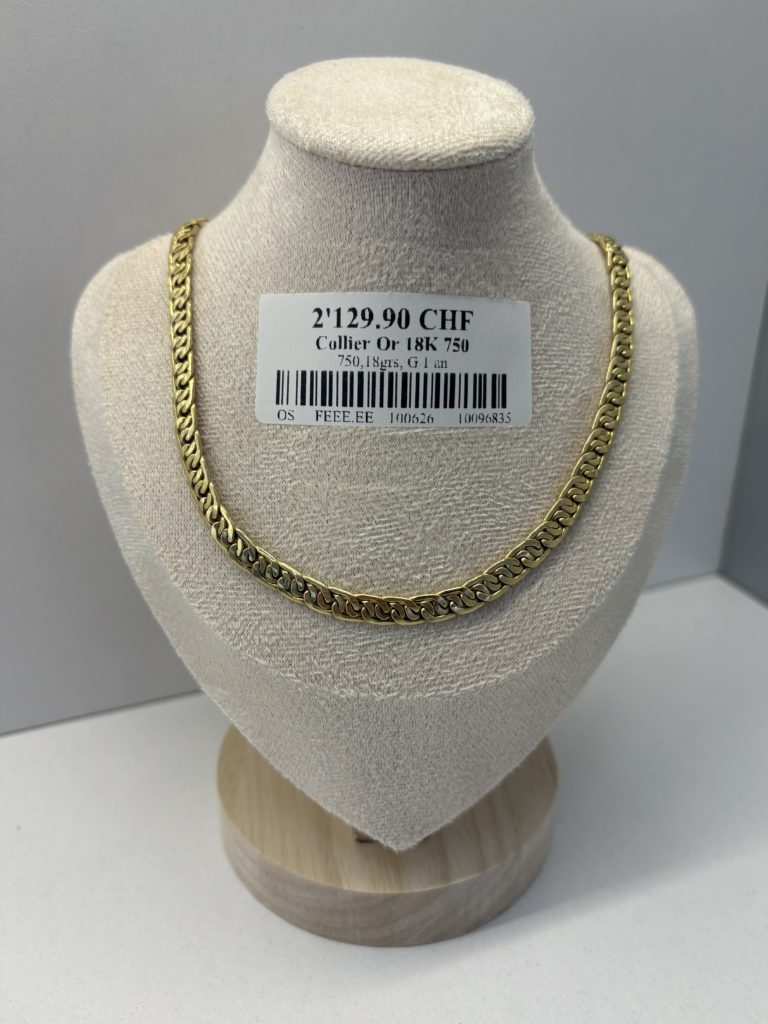 Collier Or 18K 750
