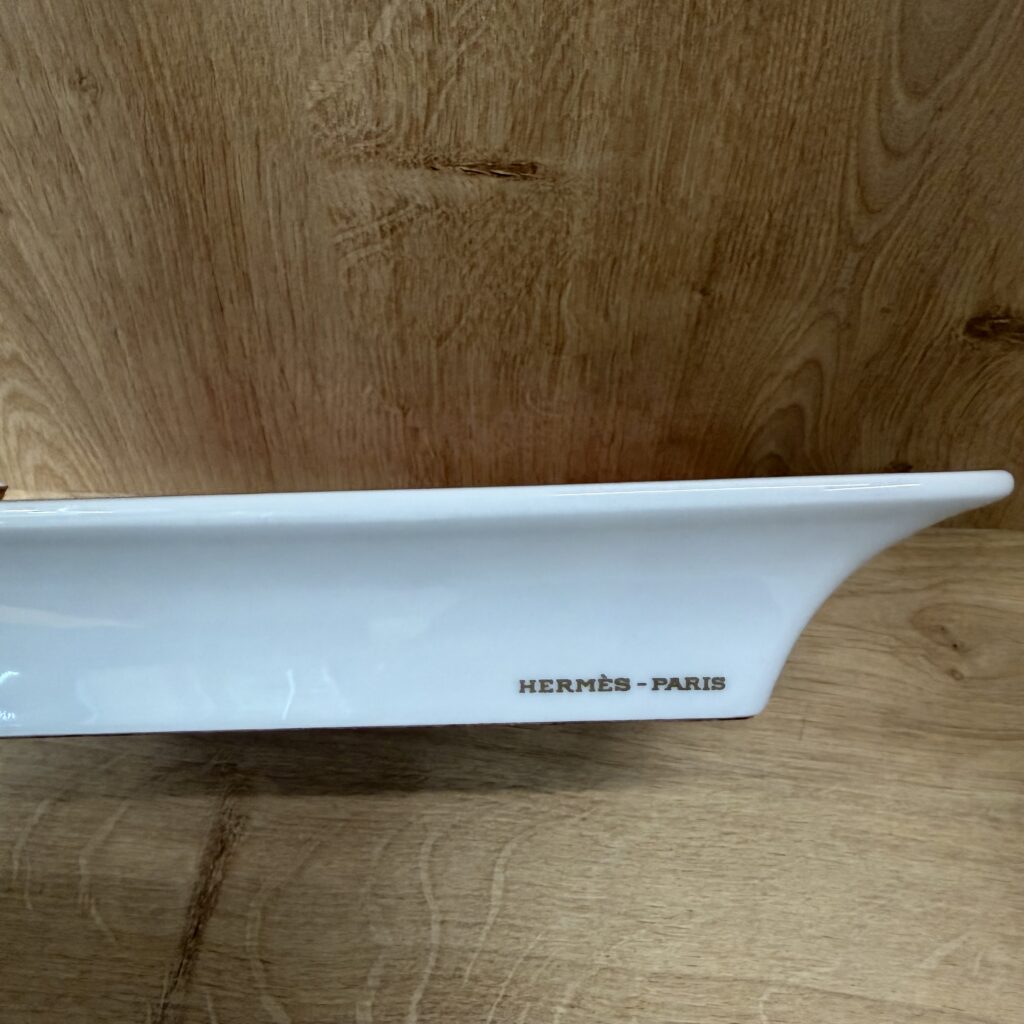 Cendrier Hermès en porcelaine