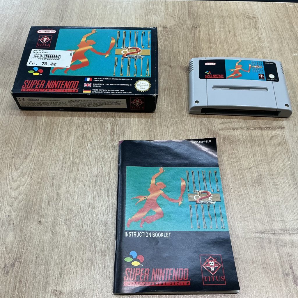 Jeux Super Nintendo Prince of Persia 2