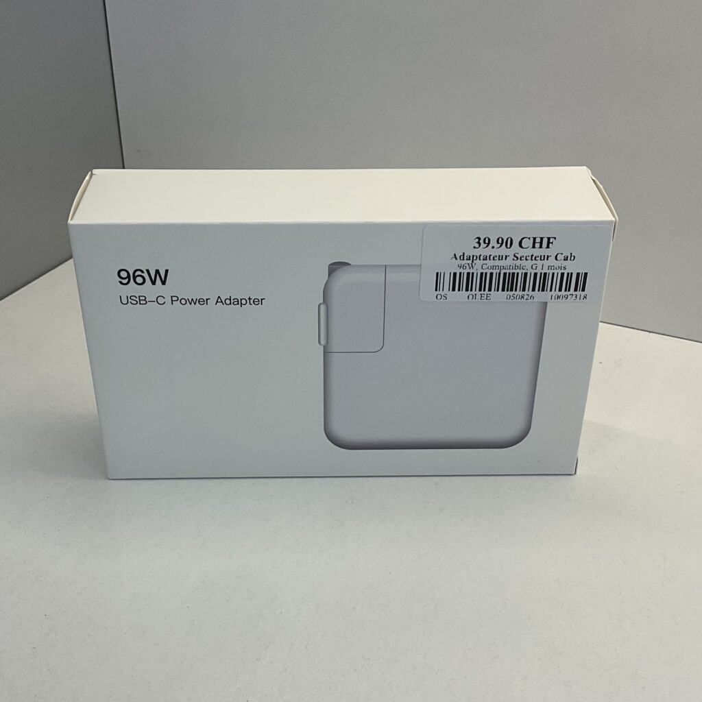 Adaptateur Secteur Cable USB C 96W