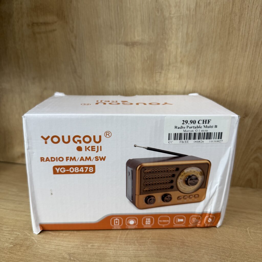 Radio Portable Multi Bande Marron