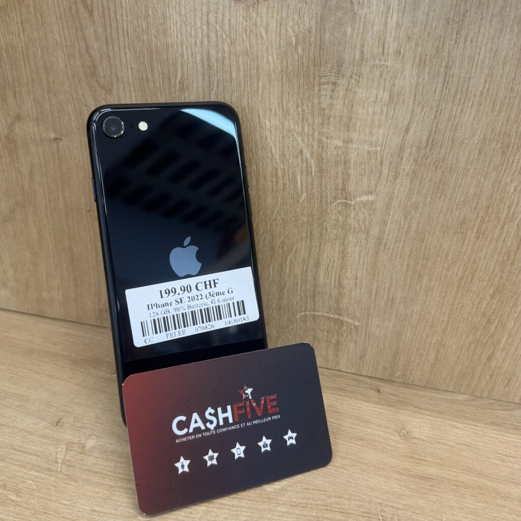 IPhone SE 2022 (3ème Gen) 128 GB Noir