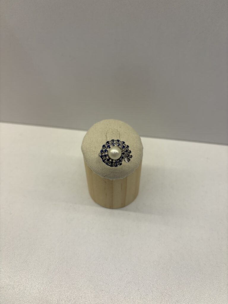 Bague 18K 750 Saphire