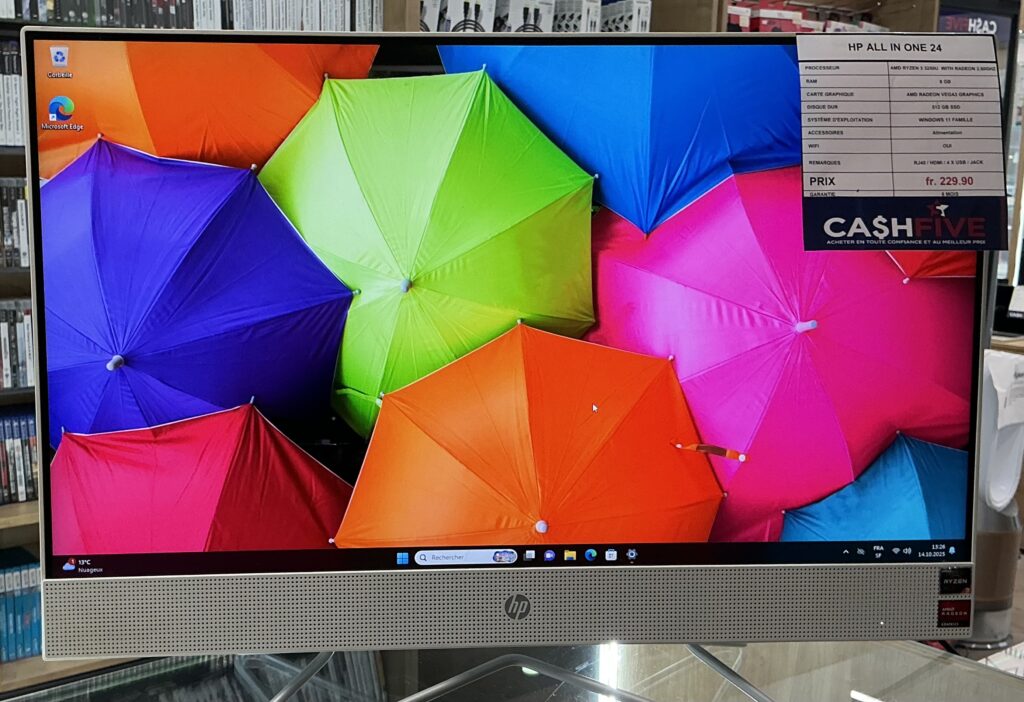 HP All-in-One 24 / AMD Ryzen 3 3250U / 8GB / 512GB