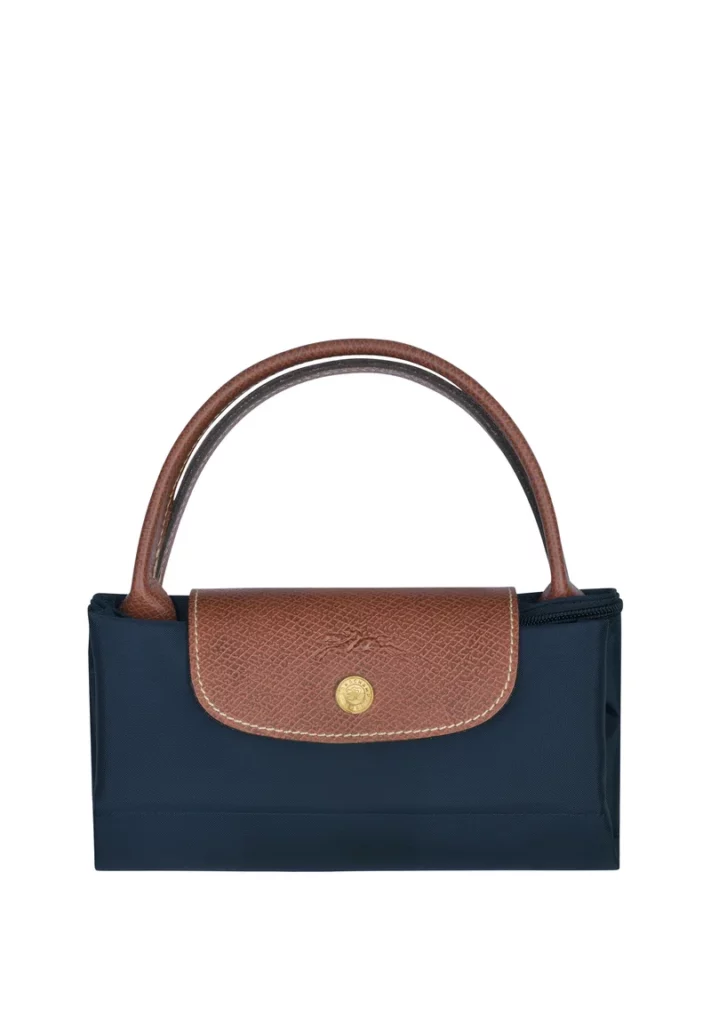 Sac a main Longchamp Le Pilage bleu marine