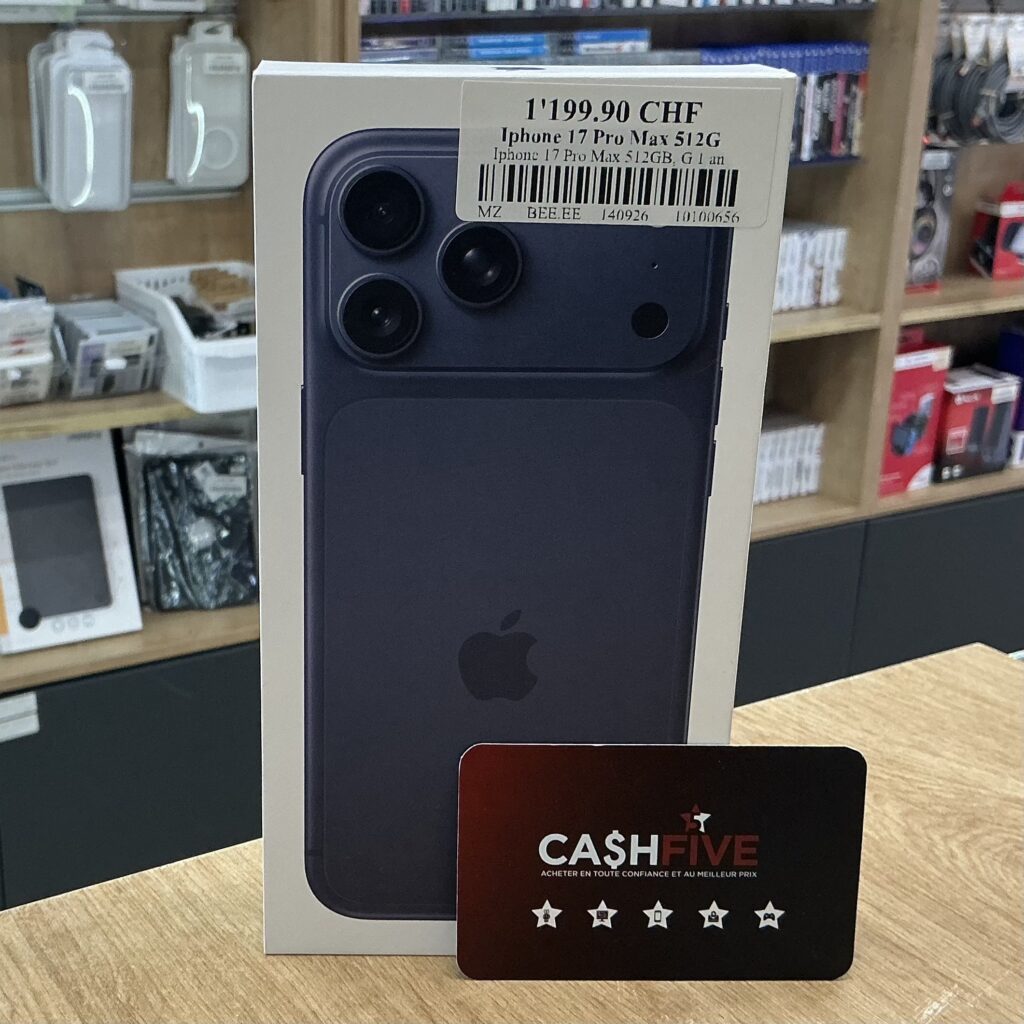 Iphone 17 Pro Max 512GB Deep Blue Neuf