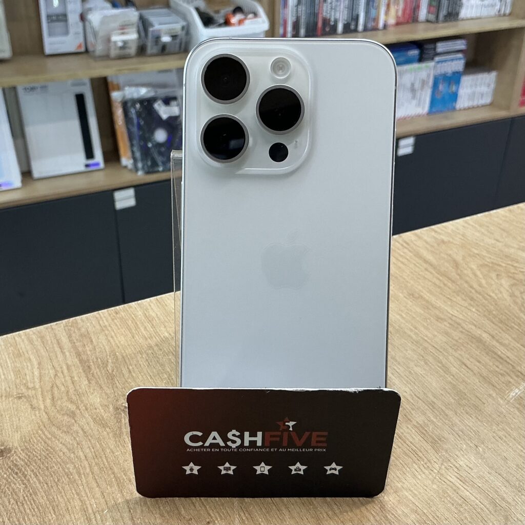 IPhone 15 Pro 128GB White Titanium 89% Batt.