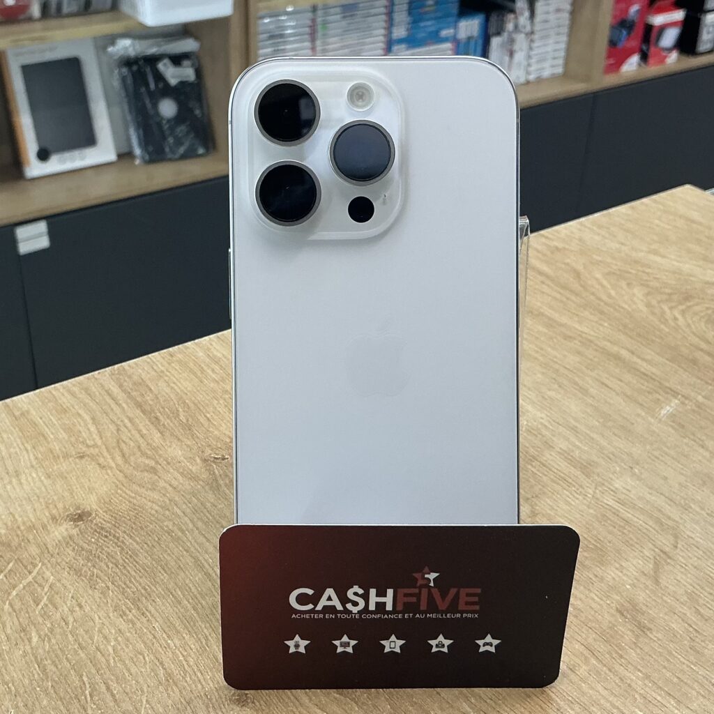 IPhone 16 Pro White Titanium 256GB 100% Batterie